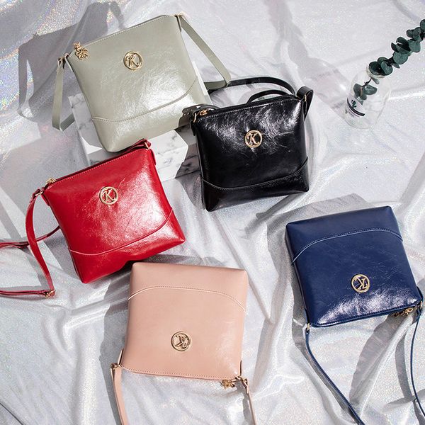 

brand leather shoulder bag for women 2020 small fashion crossbody bag female messenger pouch plain bag for teenage girls
