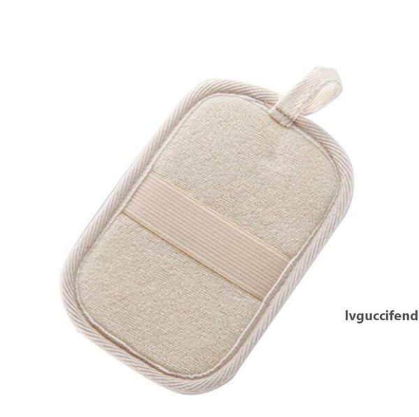 

10x15cm natural loofah pad rectangle shaped exfoliating luffa remove the dead skin perfect for bath shower and spa