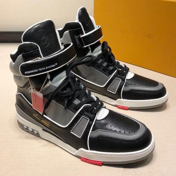 

france luxury fashion mens high breathable lace up casual men shoes sneakers mens designer mens outdoor low casual shoes 38--45, Black