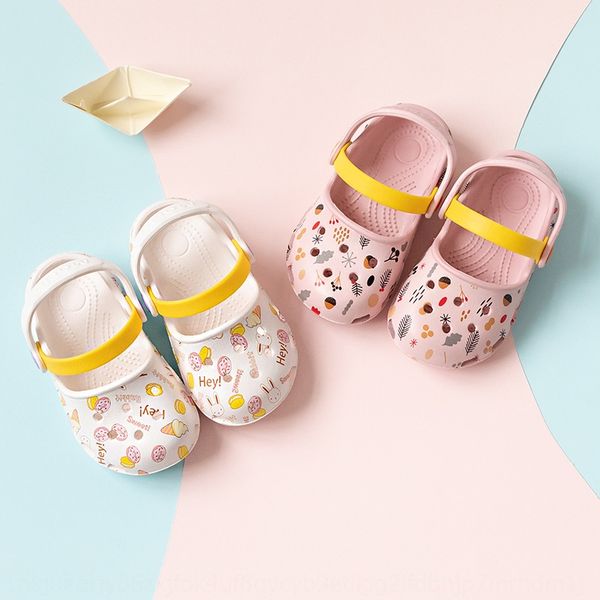 

happy mary new sandals babies' toddler men's beach baby's head sandals children's children's shoes hole shoes, Black;red