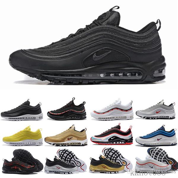 

воздух мужчины кроссовки balck metallic gold south beach prm желтый тройной белый  air конструкторы женщины спорт кроссовки сша 5.5-11 rsd9, Black