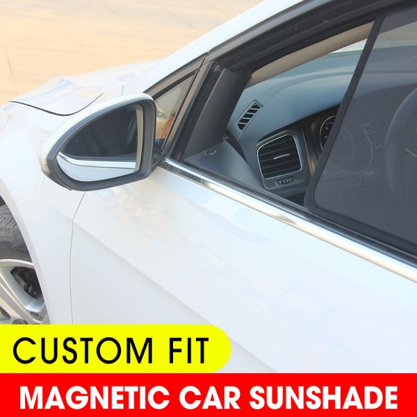 

2pcs magnetic front car side window sunshades cover for koleos kadjar captur megane r26 gt220 clio auto window curtains