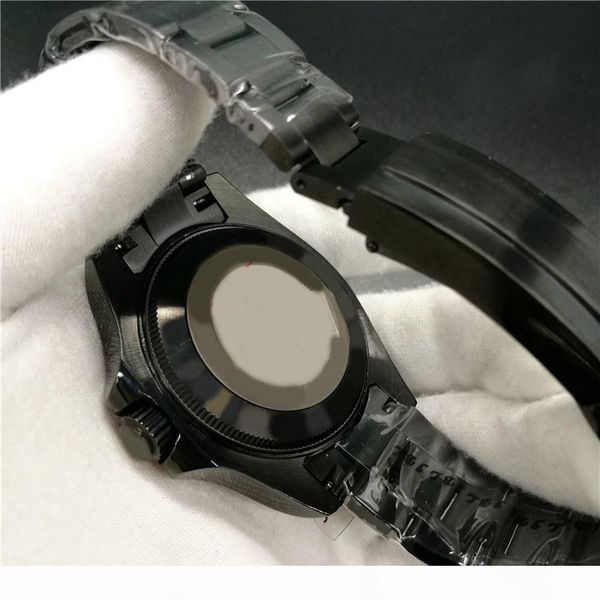 

o sell classic watch men 43mm 116660 automatic mechanical date ceramic ring watches model no battery sweeping 0012, Slivery;brown