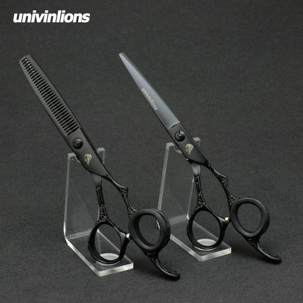 

6" black engraved scissors hairdresser professional barber supplies hair scissors hairdressing razor salon de coiffure