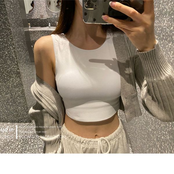 

camisoles & tanks [sports small vest] online celebrity selling pear style charming figure bra seamless sports vest wrap-, Black;white