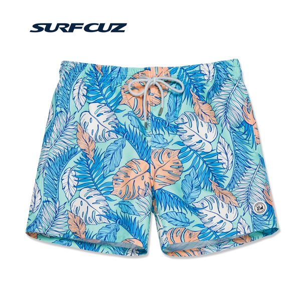 

surfcuz men's beach pants seaside holiday spring swimming pants women's large size swimming pants