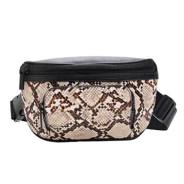 

waist bags fashion women outdoor serpentine zipper messenger bag sports chest bag waist laser chest phone pouch dropshipping