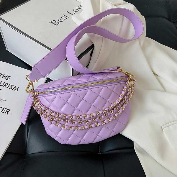 

fashion solid color pu leather women bag chain crossbody bags for women lattice shoulder handbag sac a main