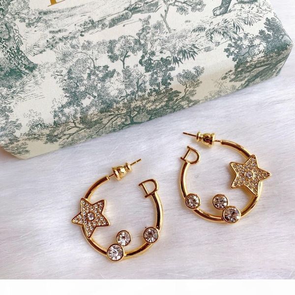 

e new star three diamond designer earrings are selling like cakes luxury designer and jewelry women earrings, Silver