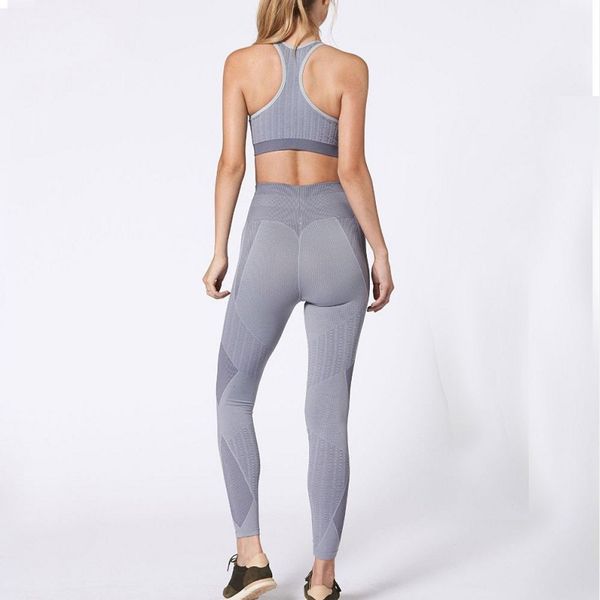 

yoga outfits high waist compression tights sports pants push up running women gym fitness leggings seamless stretchy nvyj26, White;red
