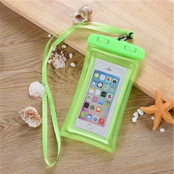 

universal airbag waterproof bag ipx8 waterproof floating airbag case bag protective mobile phone bags pouch for diving swimming dhl g mukpll