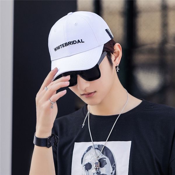 

hat men' fashion casual korean fashion men' with glasses sunhat baseball cap glasses baseball cap ins, Blue;gray