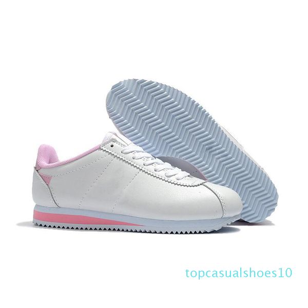 

men leather cortez sport shoes new woman cortez running shoes chaussures femme womens designer sneakers sizes eu36-44 30f t10, Black