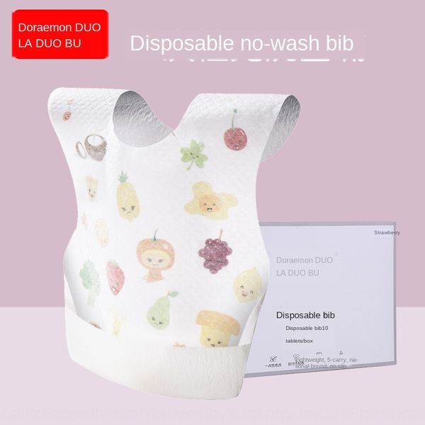 

doraemon napkin napkin disposable dining baby cartoon pattern baby bib bib 10 pieces 6222