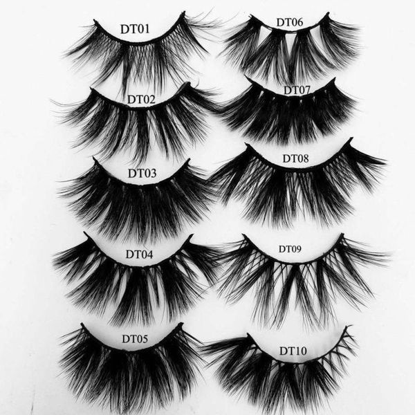 

2pairs 25mm mink lashes природный ресницы драматический том поддельные ресницы макияж наращивание ресниц пушистый крест-накрест eye lash