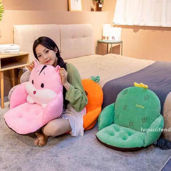 

cartoon half surrounded single seat cushion chair cushions desk seat cushion warm comfort pad office chair