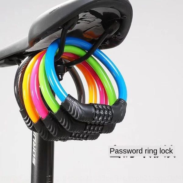 

bicycle anti-theft bicycle password portable shan di che suo steel wire anti-theft lock mountain bike fixed loop lock bs bike locks