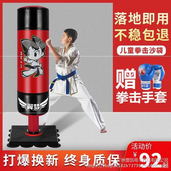 

children's boxing sandbag indoor sandbag sanda taekwondo suit training household tumbler tumbler children vertical