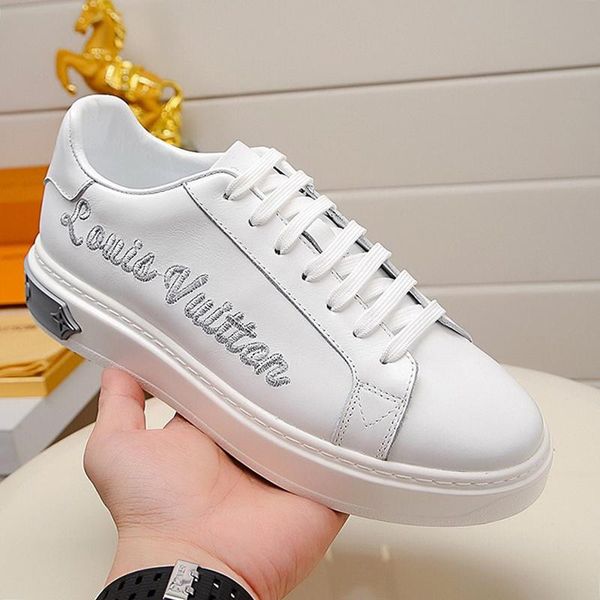 

mens shoes fashion classic skateboarding casual shoes low plus size luxury men shoes breathable sneakers with origin box, Black