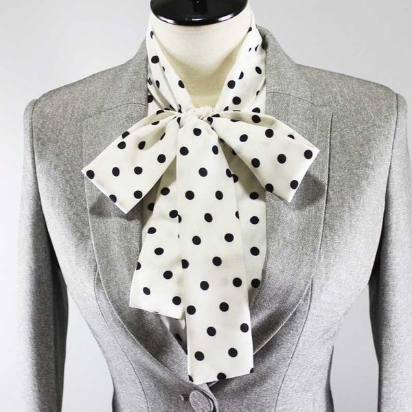 

new women chiffon dot shirt fake collar blouse vintage detachable shirt collar leopard uniform women clothes accessories, Black;gray