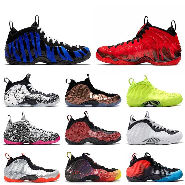 

fashion airsfoamposite penny hardaway one mens trainers basketball shoes memphis tiger doernbecher white black university red sneakers, White;red