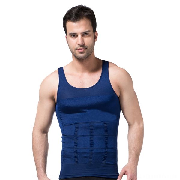 

мужская top нижнее белье корректирующее живот жилет мужской талии связывающего тела омолаживающие белье формирующего плотный верхний lb6478, White;black