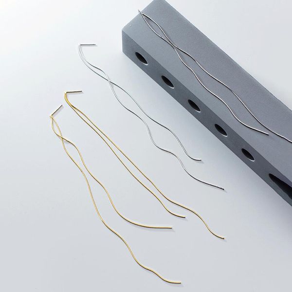 

trendy fashion long tassel earrings delicate silver color ear line jewelry for women party wedding gift s-e1050