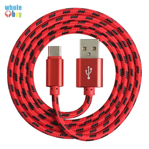 

2m lattice braided charging data cable type-c/micro fast chargering for samsung