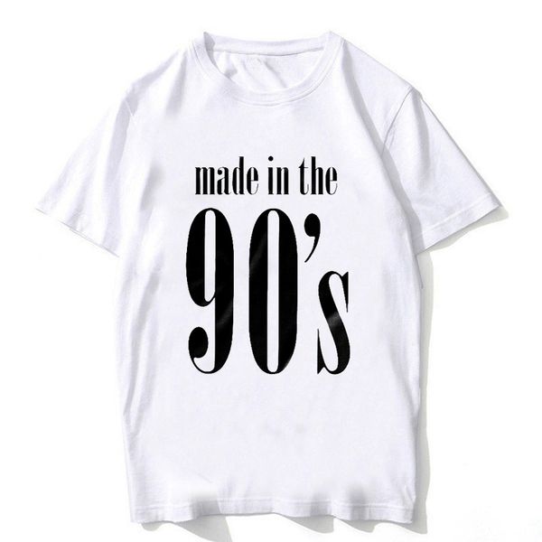 

e-baihui 2020 summer 90s party retro t-shirt ladies fashion style beautiful t-shirt white cotton printed loose round neck n70