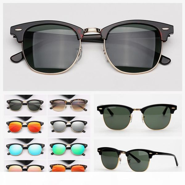 

mens designer sunglasses woman brand sunglasses fashion sun glasses half frame tortoise green glass lenses des lunettes de soleil, White;black