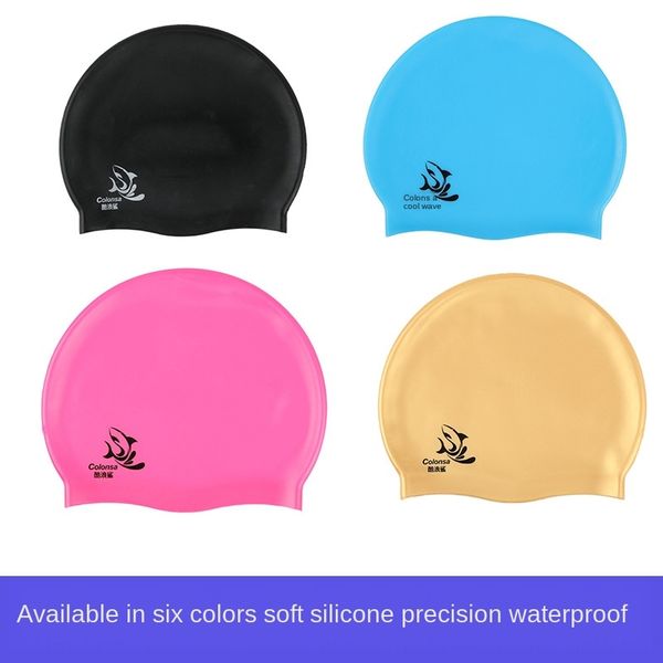 

silicone waterproof silicone children universal diving cap swimming equipment swimming cap