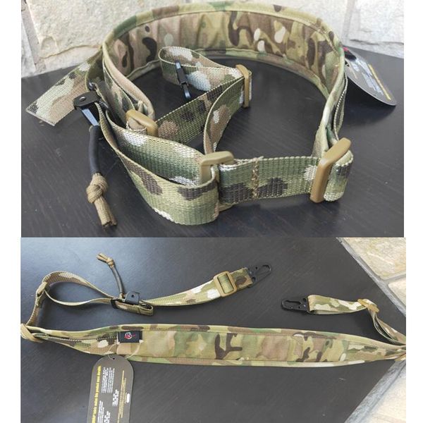 

original mc all terrain camouflage braces suspenders sling mc ferro the slingster straps, Black;blue