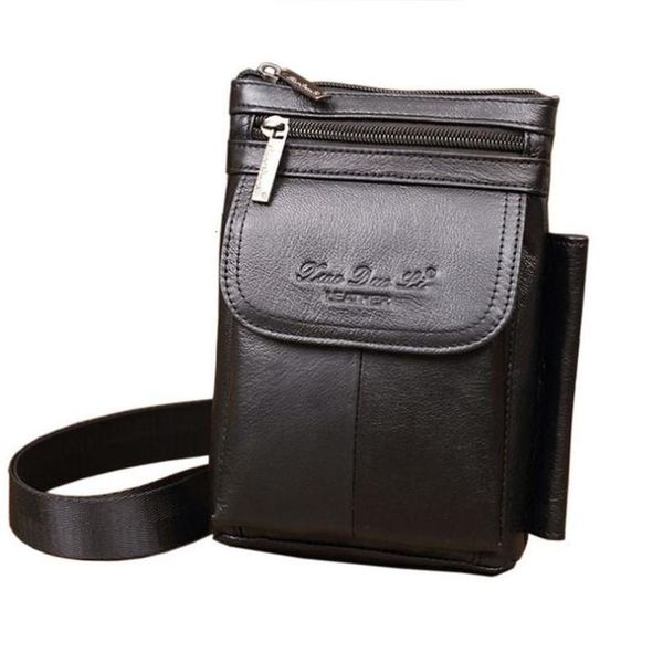 

нового мужского vintage коровьей кожи крюк пряжка пояса плечо crossbody фанни сумка талия кошелек мешок packet