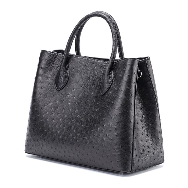 

luxurious2020 simple women's ostrich leather handbag fashion bag