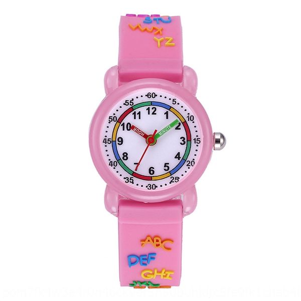 

children's 3d cartoon waterproof letter quartz watch children's watch for pupils and girls, Blue
