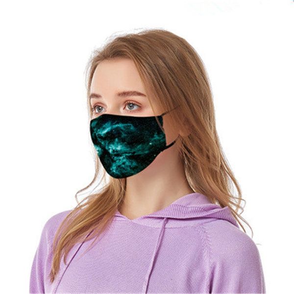

dl sipping fasion print neck gaiter multi-purpose scarf bandanas wit filters women men outdoor sports protective fa sield mask b94f#148