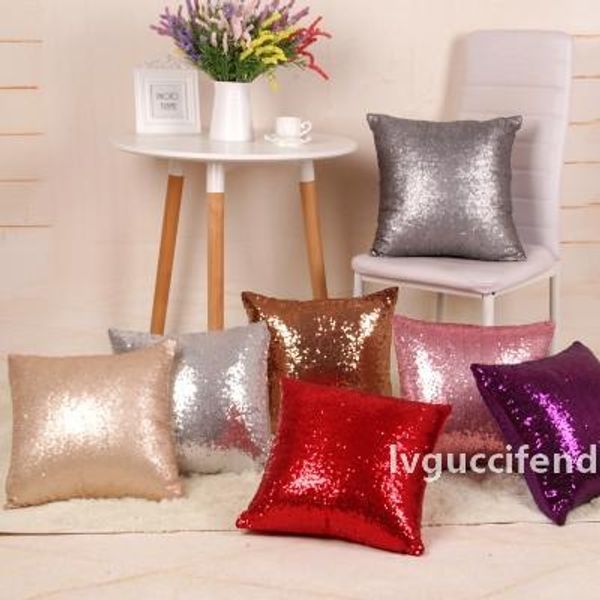 

40*40cm mermaid pillow case play tailor magic reversible sequin diy sequin pillow case cover mermaid pillow cover glitter