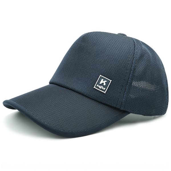 

hat men' summer baseball mesh baseball cap korean sunscreen sun hat summer outdoor breathable cap tide, Blue;gray