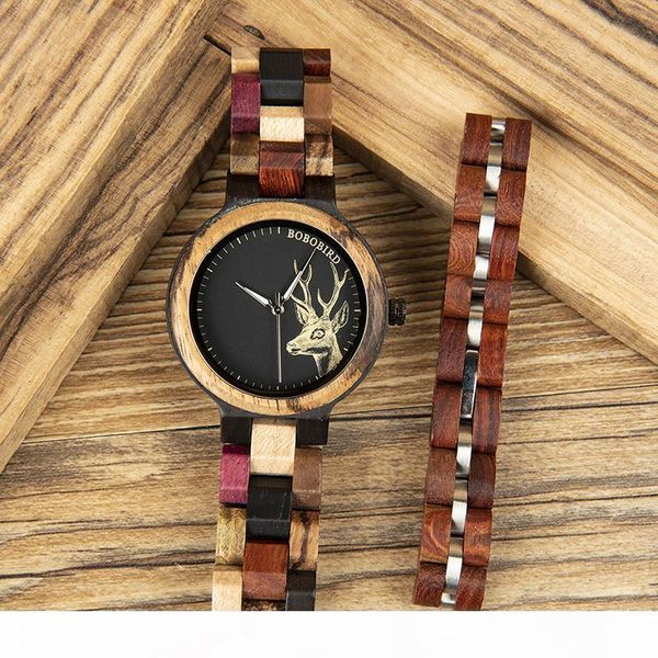 

k bobo bird reloj hombre wooden bracelet nature wood men watch handmade auto date color quartz wristwatches great gifts, Slivery;brown