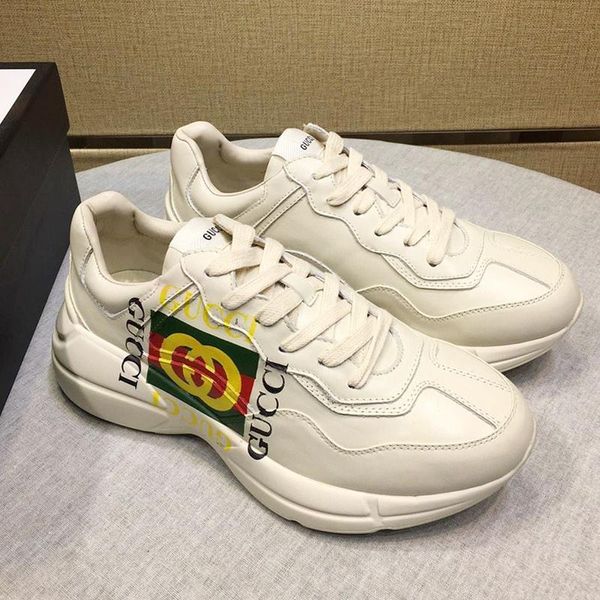 

women shoes casual trainer fashion sneakers footwear platform zapatos de mujer athletic sports shoes for women luxury design rhyton snea, Black