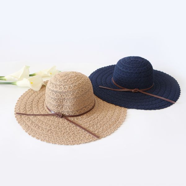 

lace big brim korean style women's lace sunscreen summer sunscreen hat seaside holiday beach hat outdoor, Blue;gray