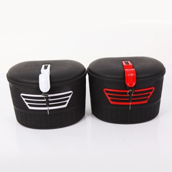 

electric front frame bicycle helmet bicycle can be installed helmet plastic car basket special storage with lock car basket