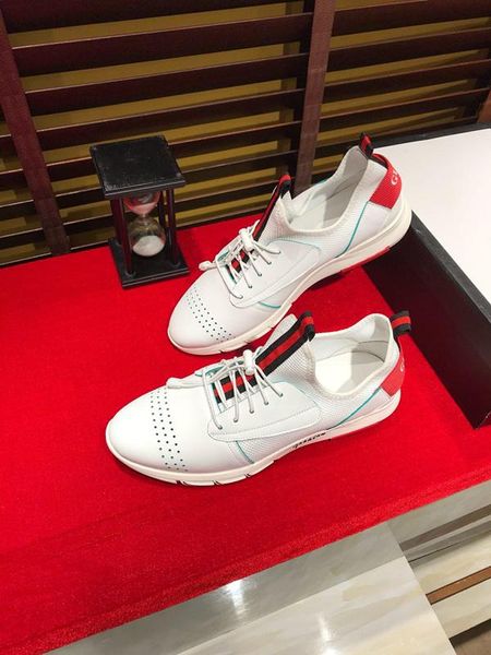 

2020-2019y new custom limited edition tide brand leather men's casual shoes, fashion wild sports shoes, original packaging shoe box, si