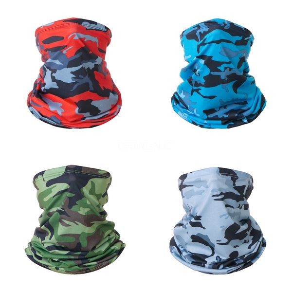 

outdoor camouflage cycling mask sun protection face er magic skull scarf camo cycling bandana without mask filter #138#367, Black