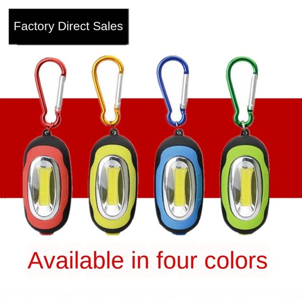 

9xn9d cob gift advertisement flashlight chain key key chain mountaineering outdoor lighting strong magnetic work light mini bright flashligh