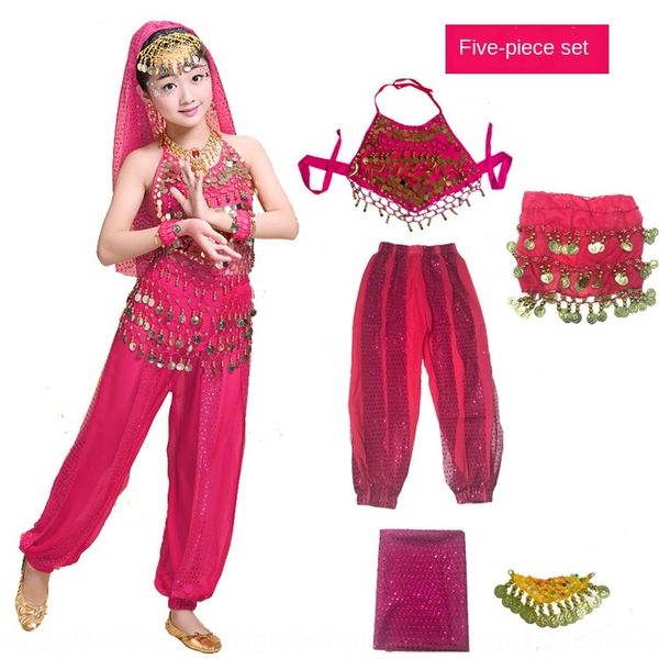 

htapu indian clothingclothing new children's belly set xinjiang tianzhu performance indian clothingclothing new children's belly d, Black;red