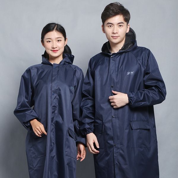 

frpf0 guangdong jiahou raincoat one-piece long waterproof army yellow thickened men's canvas canvas and women's outdoor labor prot, Red;brown