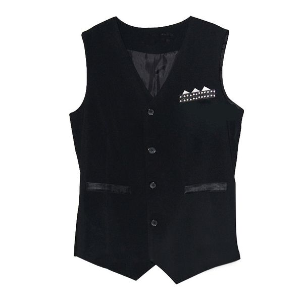 

stage wear arrival latin dance vest men autumn winter professional mens ballroom modern vests v-neck costumes dancing top, Black;red