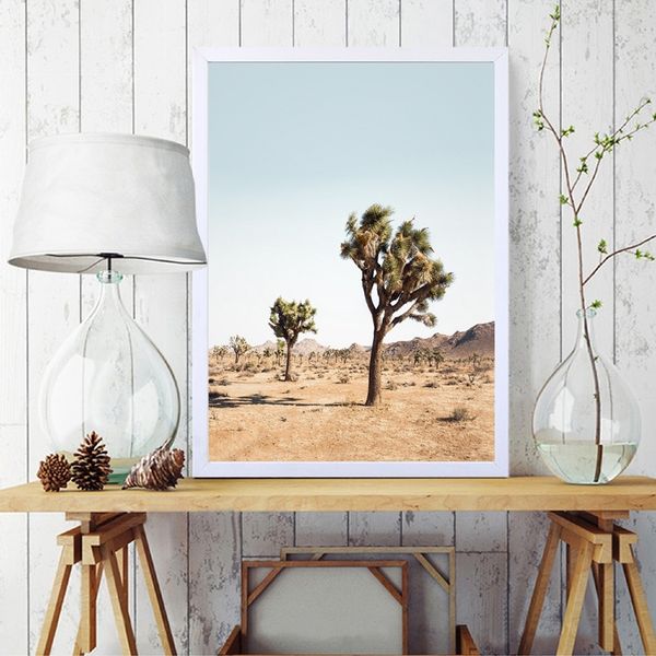 

joshua tree wall art холст афиши печать california desert cactus живопись современная boho минималистский рисунок декора гостиной