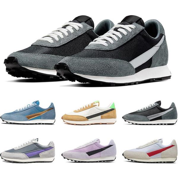 

2020 waffle daybreak sp platform sneakers men women casual shoes metallic silver gold blue pink designer mens trainers sports size 5.5-11